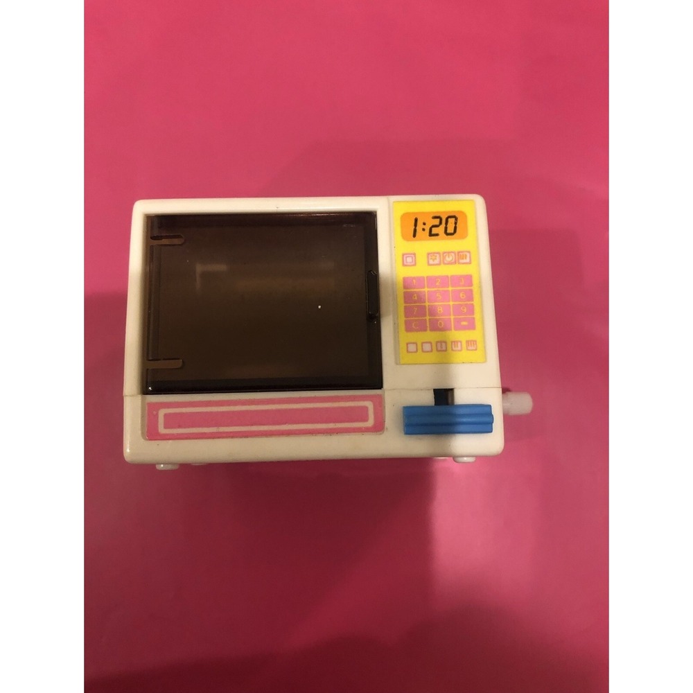 Vintage 1988 Barbie Doll Wind Up Microwave